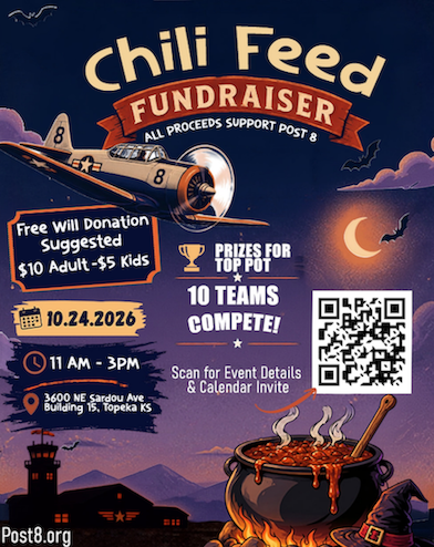 🎃 Post 8 Chili Competition Fundraiser 🌶️